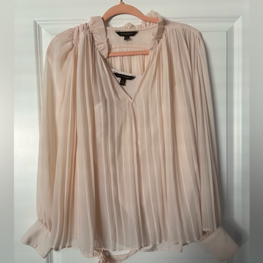 Banana Republic Soft Pink Blouse